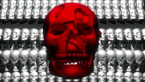 Skull-Shake-Red-Skull-Pattern-Short-Vj-Loop-Full-HD-LIMEART_001 VJ Loops Farm - Video Loops & VJ Clips