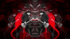 vj video background Guitar-Red-Glow-LIMEART-VJ-Loop_003