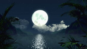 vj video background Beach-in-a-night_1920x1080_60fps_VJLoop_LIMEART_003