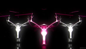 vj video background Tri-Oleniai-v-Neone-M1-LIMEART-FullHD_1_003