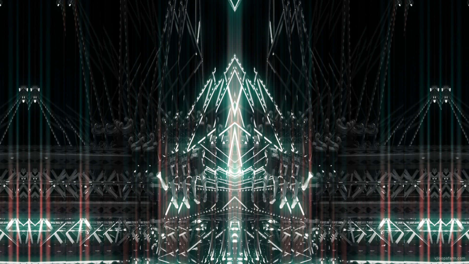 vj video background Blue_Shining_Ray_Prater_Machine_Rhythmic_Action_VJ_Loop_LIMEART_003