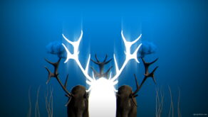 vj video background EDM-Stag-Blue-Beats-Deer-VJ-Loop-LIMEART_003