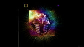 vj video background Blinking-Pharaoh-animation-effect-on-black-motion-background-vj-loop_003