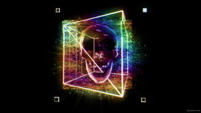 vj video background kaleidoscopic-Skull-in-a-cuboid-animation-effect-on-black-motion-background-vj-loop_003