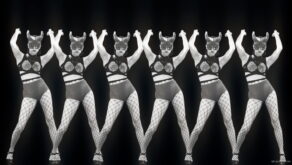 vj video background Girls-Black-White-Girls-Pattern-Video-Wall-VIdeo-Art-VJ-Loop_003