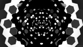 Gravity-Hexagons-3D-elements-exploding-and-falling-down-from-wall-video-transition_004 VJ Loops Farm