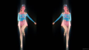 vj video background Side-Decor-Chornobyl-Glamour-Girls-marshing-with-glowing-effect-Video-art-vj-loop_003