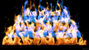 vj video background Fire-Pyramid-Blue-Yellow-Flame-Video-Art-VJ-Loop_003