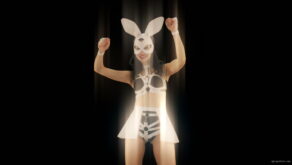 vj video background Fist-Beat-Fight-Bunny-Playboy-Go-Go-Dancing-Girl-Stage-4K-Video-Art-Vj-Loop_003