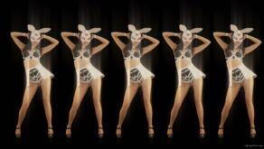 vj video background Five-Playboy-Penta-Rabbit-Go-Go-Girls-Dancing-Video-Art-4K-VJ-Loop_003