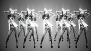 vj video background Noir-Black-Playboy-Go-Go-Dancing-Rabbit-Girls-Video-Art-4K-VJ-Loop_003