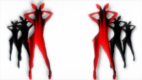 Red-Strobe-Bunny-Girls-Bodyguards-Side-Playboy-Rabbit-Dance-4K-Video-Art-VJ-Loop_006 VJ Loops Farm
