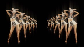 vj video background Tunnel-Playboy-Girls-Rabbit-4K-Video-Art-VJ-Loop_003