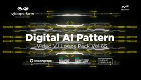 Digital-AI-motion-pattern-vj-loop