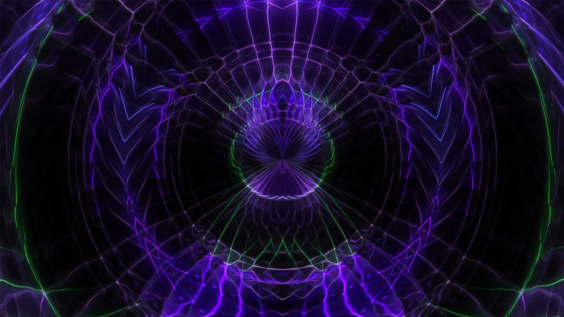 red blue neon vj loops