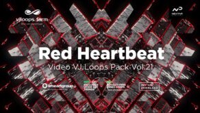 Red Heartbeat - Video VJ Loops Pack Vol.21
