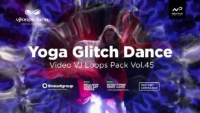 Yoga-Girl-VJ-loops-video-footage-glitch