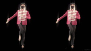 vj video background Double-Side-Girls-In-Mask-Empire-royal-woman-marching-Video-Art-4K-VJ-Footage-Looped-1920_003