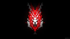 vj video background Center-White-trident-geometric-object-isolated-on-black-background-Full-HD-Video-Art-VJ-Loop_003