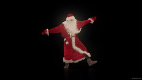 vj video background Happy-santa-dance-and-jump-to-the-tune-over-black-background-1920_003