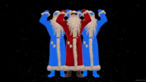 Santa-Claus-making-beats-with-strobe-effect-by-hands-4K-Video-Art-Vj-Footage-1920_009 VJ Loops Farm