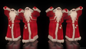 vj video background Three-Beats-by-Santa-Claus-in-the-tunnel-flow-Video-Art-VJ-Footage-1920_003