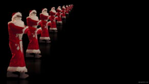 vj video background Zombie-santa-claus-with-staggers-across-black-background-4K-Video-Art-VJ-Footage-1920_003
