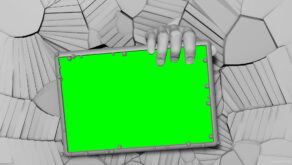 3D-Hand-Showing-green-screen-mockup-template-on-cracked-wall-mapping-loop-fsjuns-1920_008 VJ Loops Farm