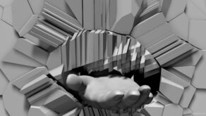 3D-Hand-with-begging-gesture-on-fragmented-wall-projection-mapping-loop-ysxslu-1920_008 VJ Loops Farm
