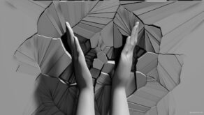 vj video background Fast-clapping-hands-on-broken-wall-3D-mapping-loop-mkjn9e-1920_003
