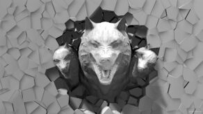 Halloween-Wolf-3D-head-projection-Video-Mapping-Loop-7en9gd-1920_005 VJ Loops Farm