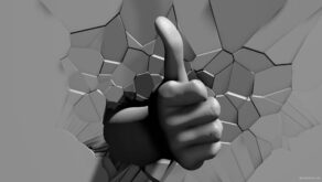 Like-hand-sign-on-fragmented-wall-projection-mapping-loop-mcttk1-1920_007 VJ Loops Farm