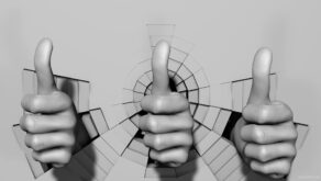 vj video background Multiple-3D-hand-like-signs-on-fragmented-wall-projection-mapping-loop-x9vnt6-1920_003