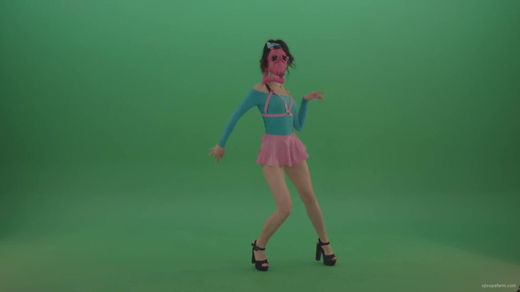 Rave-Go-Go-Dancing-girl-in-gas-mask-play-on-Green-Screen-4K-Video-Footage-rmnj1b-1920_008 VJ Loops Farm