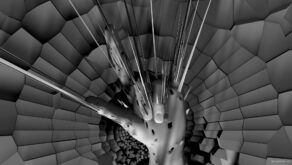 Rock-hand-sign-hand-horns-with-thorns-on-cracked-wall-3d-mapping-loop-e6rmdd-1920_004 VJ Loops Farm