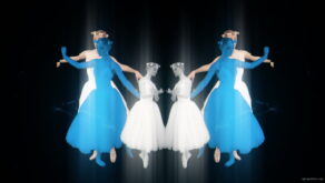 Blue-White-Ballerina-Dancing-in-Mirror-Tunnel-4K-VJ-Loop-8oxrek-1920_005 VJ Loops Farm