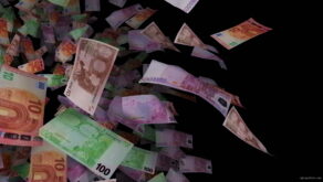 Cloud-of-euro-paper-bills-currency-rotating-on-black-background-lhggap-1920_007 VJ Loops Farm
