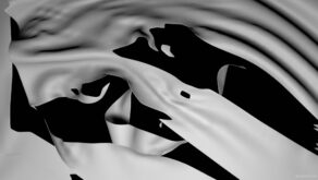 Invisible-sword-cleaves-gray-3D-curtain-projection-mapping-loop-dzi1sc-1920_009 VJ Loops Farm