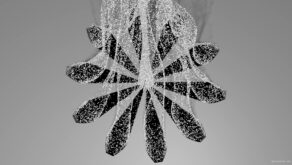 Small-hole-in-sand-wall-grows-in-flower-form-with-falling-dust-d8xduw-1920_008 VJ Loops Farm