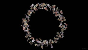 Small-rotating-circle-of-Great-Britain-pounds-of-sterling-bills-ippdv8-1920_008 VJ Loops Farm