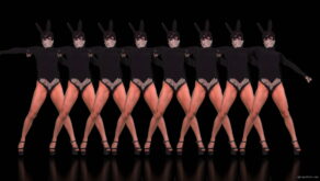 vj video background Rabbit-rave-girl-team-dancing-go-go-with-pixel-sorting-effect-r964cs-1920_003