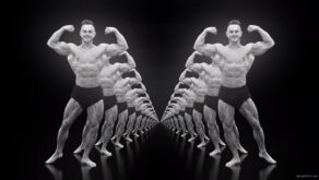Bodybuilder-2-showing-his-body-in-tunnel-isolated-on-Alpha-Channel-NOT-Looped-Video-VJ-Footage-codvfi-1920_004 VJ Loops Farm