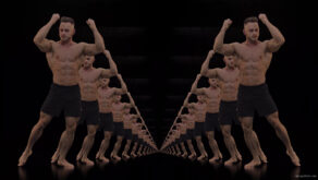 Bodybuilders-in-Tunnel-with-Pixel-Sorting-isolated-on-Alpha-Channel-Video-VJ-Footage-oujvwc-1920_006 VJ Loops Farm