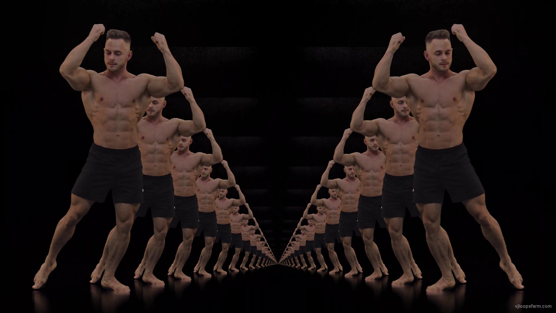 Bodybuilders-in-Tunnel-with-Pixel-Sorting-isolated-on-Alpha-Channel-Video-VJ-Footage-oujvwc-1920_006 VJ Loops Farm