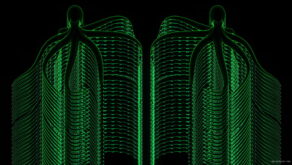 Green-Mirror-Columns-Octopus-isolated-on-black-background-4K-Video-VJ-Loop-dhaqrv_007 VJ Loops Farm