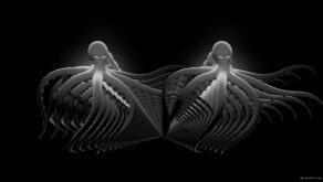 Psychedelic-double-bodyguards-Red-Octopus-with-lightning-video-art-Full-HD-VJ-Loop-wudftg_008 VJ Loops Farm