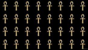 vj video background Art-Deco-golden-Ank-Cross-elements-Grid-Pattern-isolated-on-black-background-Ultra-HD-VJ-Loop-vxjdpy-1920_003