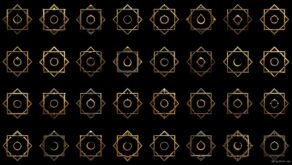 vj video background Art-Deco-golden-Elhizb-Symbol-Random-elements-Grid-Pattern-isolated-on-black-background-Ultra-HD-VJ-Loop-gzcqxl-1920_003