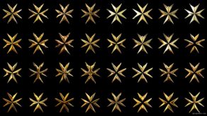 vj video background Art-Deco-golden-M-Cross-elements-Grid-Pattern-isolated-on-black-background-Ultra-HD-VJ-Loop-dnhx5t-1920_003