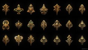 vj video background Art-nouveau-golden-elements-random-isolated-on-black-background-Ultra-HD-VJ-Loop-0cr3qa-1920_003